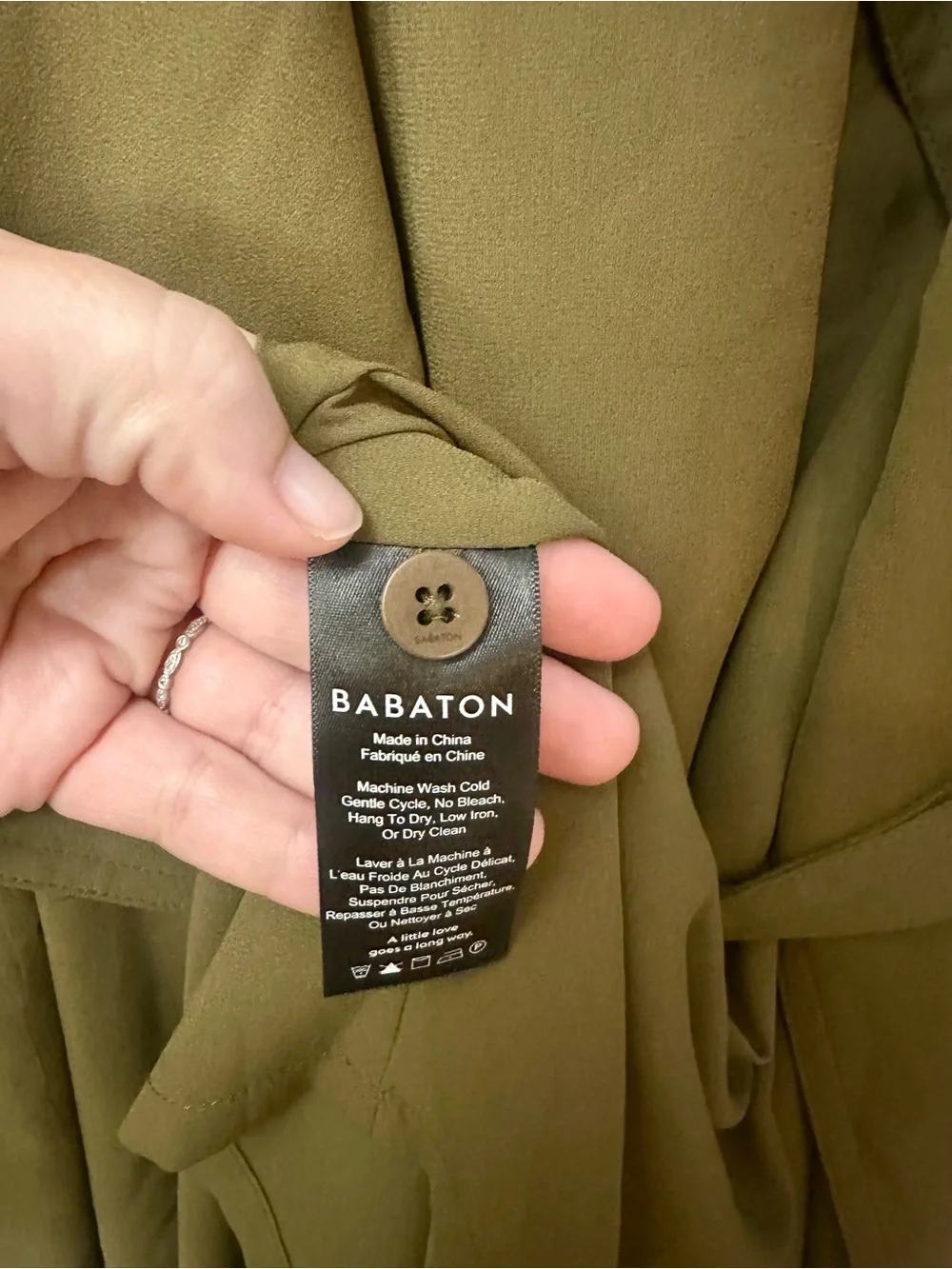 Babaton lightweight olive